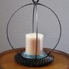 ~ sold
Circular Glow (candleholder)
11" high   9" diameter